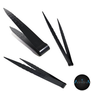 Alluminium Matt Black tongs